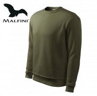 MALFINI Essential Фуфайка мужская с начёсом, темно-зеленая