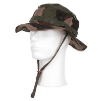 Bush hat with mosquito net French camo