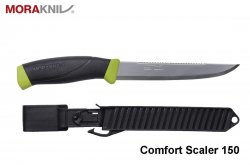 Morakniv Fishing Comfort Scaler knife 150 Black/Lime
