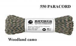 550 Паракорд веревка 30 м Woodland