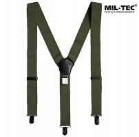 Mil-tec Suspenders With Clips Olive