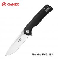 Ganzo Folding Knife Firebird FH91-BK Black