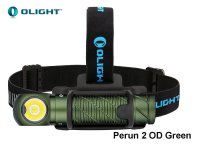 Olight Perun 2 тактический налобный и угловой фонарь OD Green