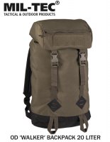Mil-tec OD ′Walker′ Backpack 20 Liter, green