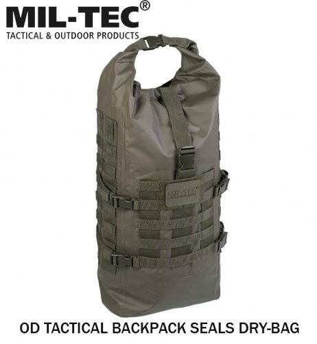 Mil-tec OD tactical backpack Seals dry-bag