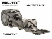 Mil-tec Adhesive Elastic Tape snowcamo
