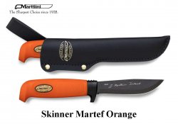Knife Marttiini Skinner Martef Orange 186024T
