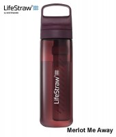 LifeStraw Go 2.0 Tritan 650 ml Water Filter Bottle Merlot Me Awa