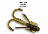 Силиконовая приманка Crazy Fish Allure 40 мм Swamp