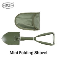 Mini Folding Shovel, 3-part, OD green 27034