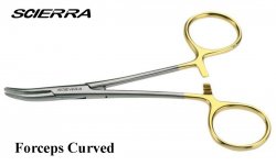 Зажим-концарг SCIERRA Forceps 5.5" Curved 14 см