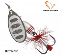Spinner Savage gear Rotex Dirty Silver