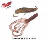 Weedless Lure Mepps Timber Doodle Gold