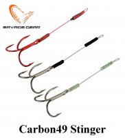 Pavadėlis Savage Gear Carbon49 Stinger #8 5.5cm 13kg