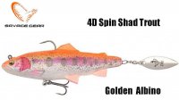 Savage Gear 4D Spin Shad Trout Goldem Albino