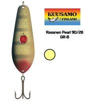 Lure spoon Kuusamo Rasanen Pearl 90/28 GR-B