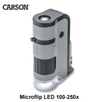 Carson Microflip LED 100-250x Microscope