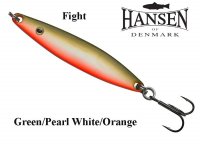 Hansen Fight spoon Green/Pearl White/Orange