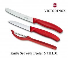 Victorinox Knife Set with Universal Peeler 6.7111.31 (3 pcs)