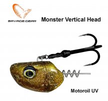 Jig Head Savage Gear Monster Vertical Head Motoroil UV