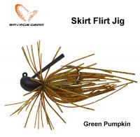 Savage Gear Skirt Flirt Jig Sinking Крючок №1 Green Pumpkin