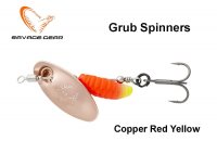 Приманка Savage Gear Grub Spinner Copper Red Yellow