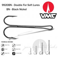 VMC 9920BN double hook for soft lure