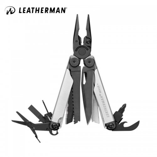 Leatherman daugiafunkcinis įrankis "Wave+" Silver/black [03-034-832622]