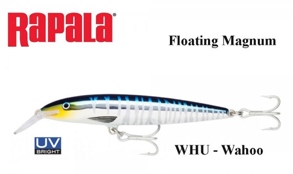 Vobleris Rapala Floating Magnum ​Wahoo [02-FMAG-WHU]