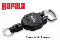 Rapala Retractable Lanyard Black RCDRL5BK