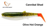 Приманка Savage Gear Cannibal Olive Hot Orange