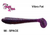 Silikoninis masalas Crazy Fish Vibro Fat 6.8' 17 cm Space