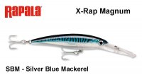 Vobleris Rapala X-Rap Magnum XRMAG Silver Blue Mackerel