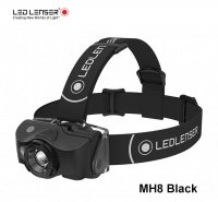 LED Lenser MH8 head torch black Multicolor LED